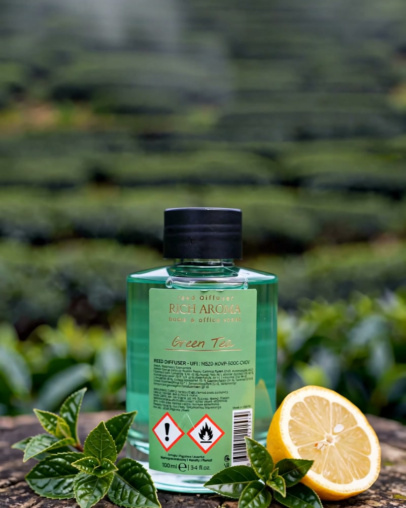 Rich Aroma Green Tea — dyfuzor na plantacji herbaty