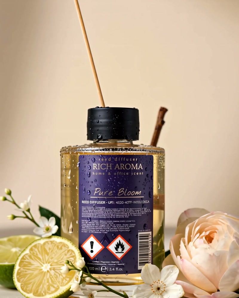 Rich Aroma Pure Bloom — dyfuzor z kwiatem róży